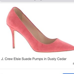 J. Crew Elsie Pumps in Dusty Cedar